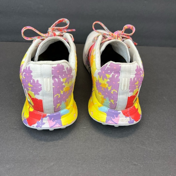 NOBULL Sneakers Women's Size 12 Floral Athletic Shoes - White and Multicolor - Picture 3 of 9